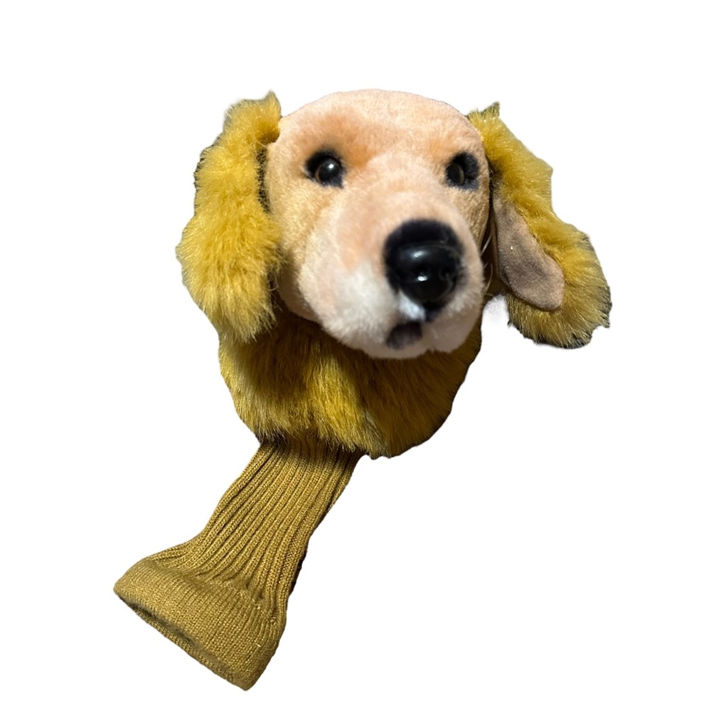 JP Lann Animal Collection Golden Retriever Dog Driver Headcover Realistic Plush